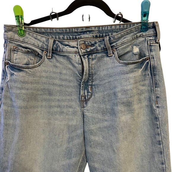 Old Navy Women’s High Rise Slim Straight Jeans Size 10 Light Wash Denim - Picture 2 of 7